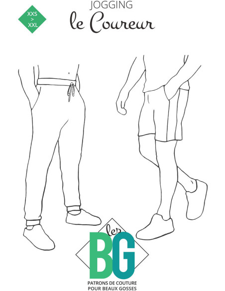 Padrão de jogging e calções para homem Le Coureur - Les BG