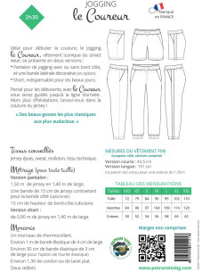 Padrão de jogging e calções para homem Le Coureur - Les BG 2