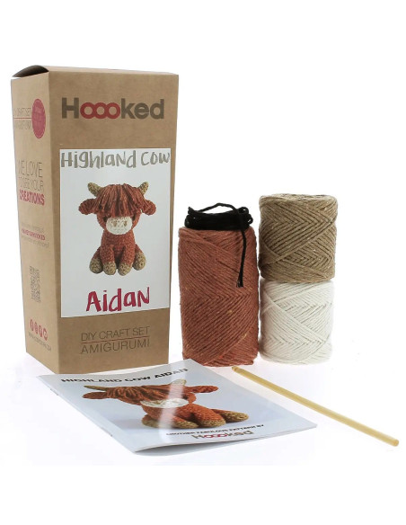 Kit de crochê - Aidan a vaca