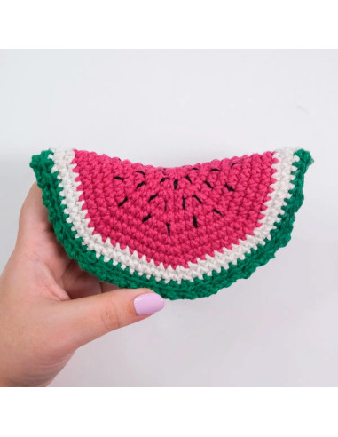 Kit de crochê - Cesta de frutas