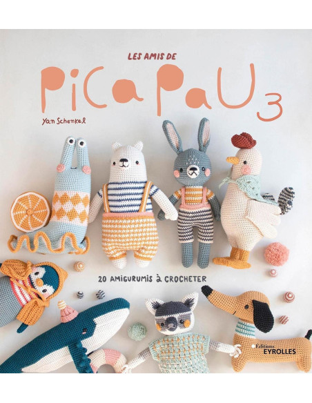 Livro Os Amigos de Pica Pau volume 3 - 20 amigurumis para crochetar