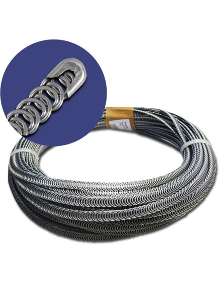 Baleia espiral em metal
