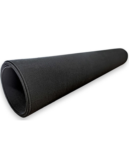 Faixa elástica extra larga preta - 45 cm x 1 metro
