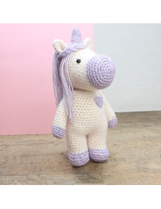 Kit de crochê - Dolly o unicórnio