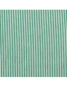 Tecido popelina de algodão - Riscas finas - Verde escuro 2