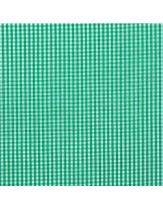 Tecido popeline de algodão - Vichy xadrez pequeno - Verde 2
