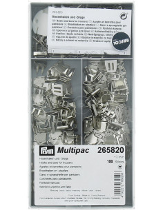Multipac de 100 grampos e presilhas
