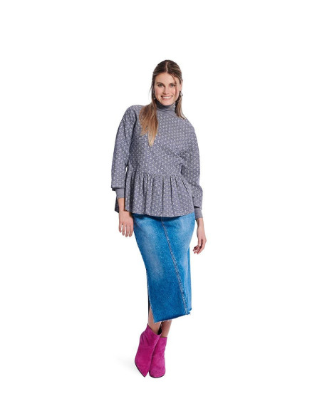 Molde de blusa - Burda 5856