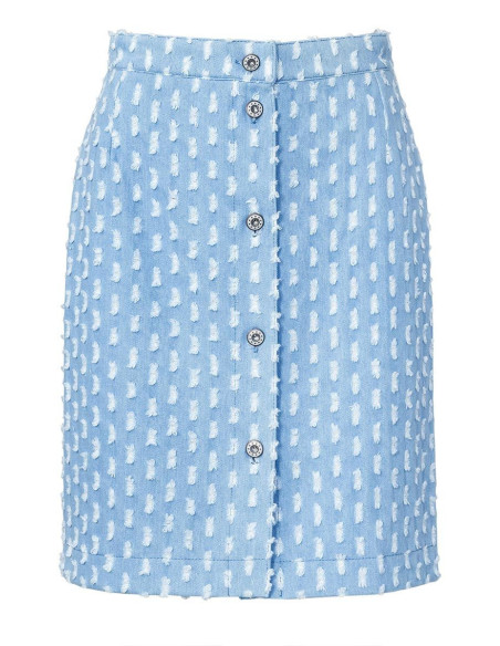 Molde de saia - Burda 5857