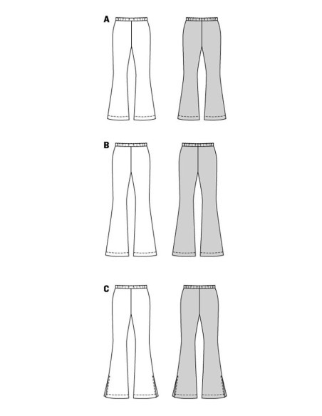 Molde de calça - Burda 5874