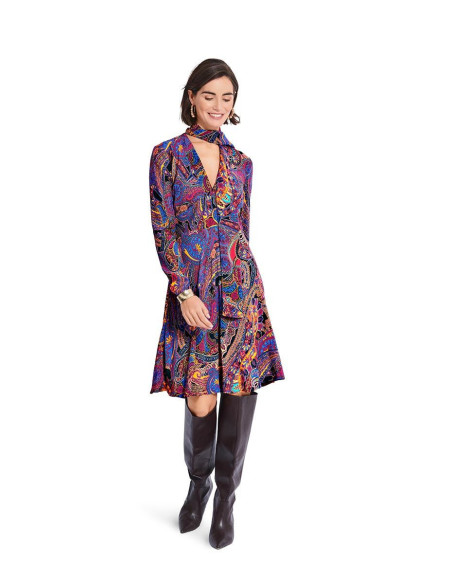 Molde de vestido - Burda 5885