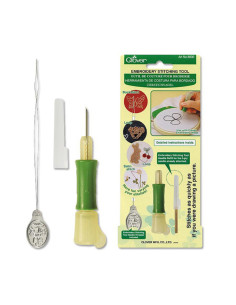 Ferramenta de costura para bordados - Agulha de punch Clover