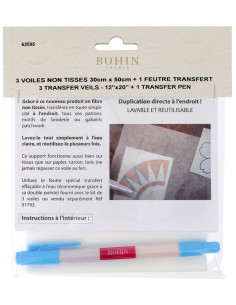 Véus não tecidos para transferência + feltro