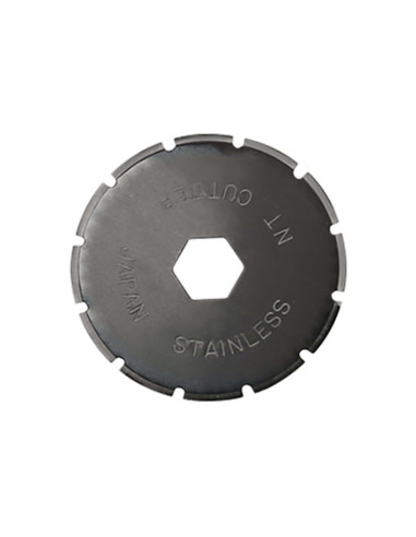 2 lâminas de reposição perfuradas para cortador retrátil NT Cutter 28 mm