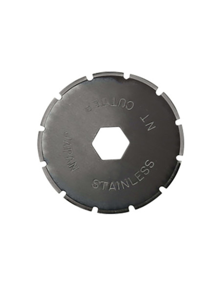 2 lâminas de reposição perfuradas para cortador retrátil NT Cutter 28 mm