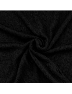 Tecido de malha jacquard - Preto
