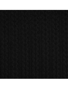 Tecido de malha jacquard - Preto 2