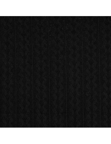 Tecido de malha jacquard - Preto