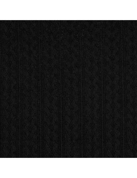 Tecido de malha jacquard - Preto