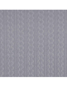 Tecido de malha jacquard - Cinza azul 2