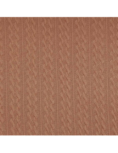 Tecido de malha jacquard - Bege escuro 2