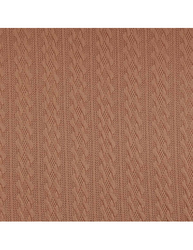 Tecido de malha jacquard - Bege escuro
