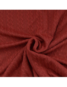 Tecido de malha jacquard - Cobre
