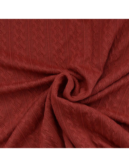 Tecido de malha jacquard - Cobre