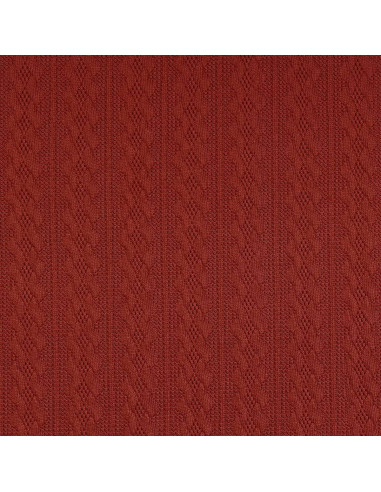 Tecido de malha jacquard - Cobre