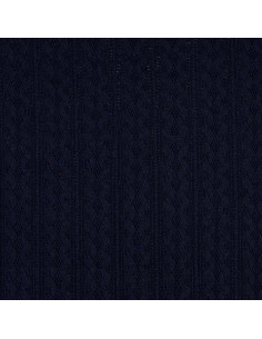 Tecido de malha jacquard - Azul marinho 2