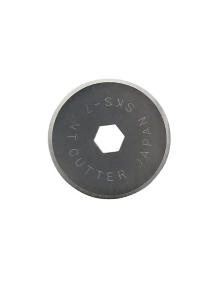 2 lâminas de reposição retas para cortador retrátil NT Cutter 28 mm