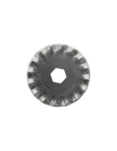 2 lâminas de reposição onduladas para cortador retrátil NT Cutter 28 mm