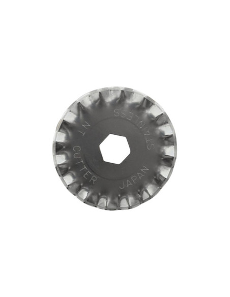 2 lâminas de reposição onduladas para cortador retrátil NT Cutter 28 mm