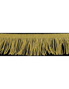Franja 5 cm - Metal Dourado LUREX