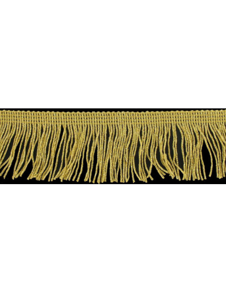 Franja 5 cm - Metal Dourado LUREX
