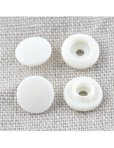 Botões de pressão mágicos sem alicate 9 mm - Branco 2