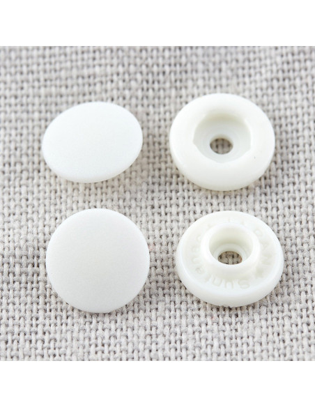 Botões de pressão mágicos sem alicate 9 mm - Branco