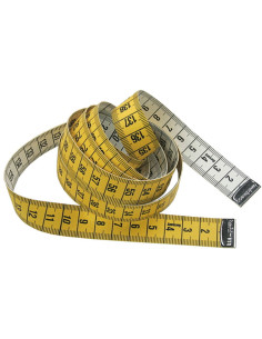 Fita métrica de costura amarela 150 cm