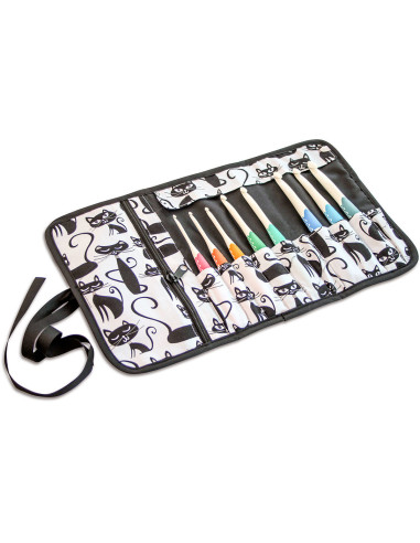 Kit para agulhas de crochê Cats