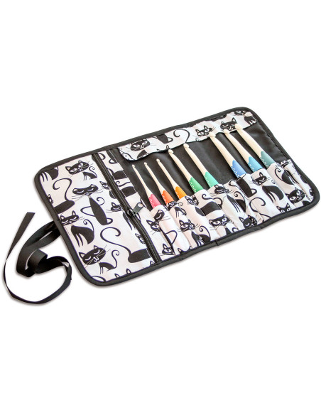 Kit para agulhas de crochê Cats