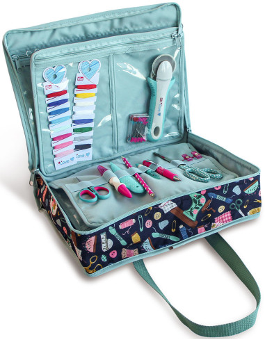 Saco multi-bolsos tudo em um L Needle & Thread
