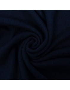 Tecido de malha angorá - Azul marinho
