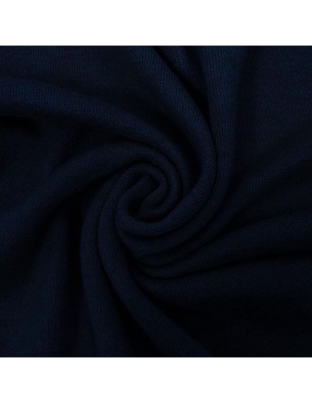 Tecido de malha angorá - Azul marinho