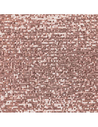 Tecido elástico com lantejoulas - Rosa