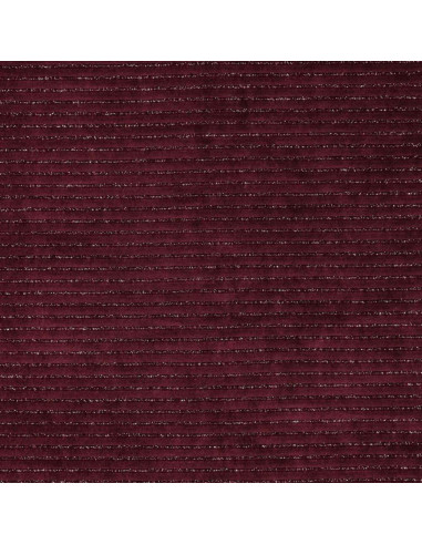 Tecido veludo listrado lurex - Bordeaux