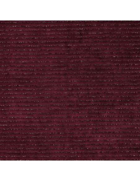 Tecido veludo listrado lurex - Bordeaux