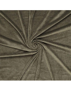 Tecido veludo listrado lurex - Verde escuro