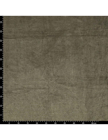 Tecido veludo listrado lurex - Verde escuro