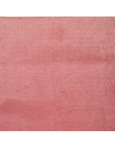 Tecido veludo listrado lurex - Rosa antigo