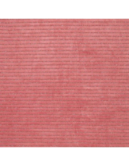 Tecido veludo listrado lurex - Rosa antigo